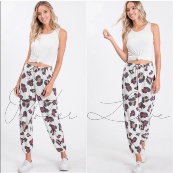 NWT Animal Print Joggers - Picture 3 of 3